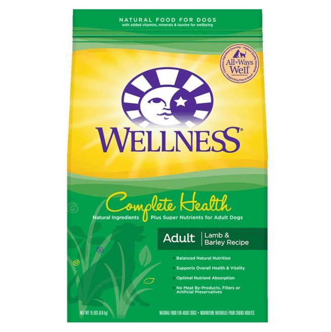 Dog-Food-Wellness-Complete-Health-Lamb-Barley-15LB