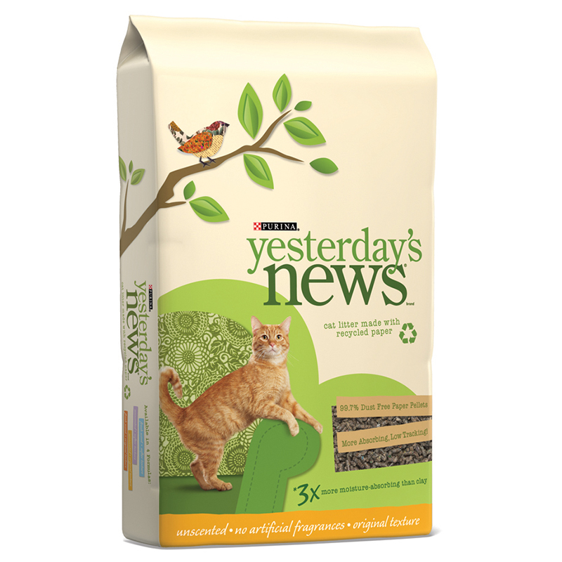 Yesterday's News Regular Unscented 15LB, All for Cats, Cat Accessories