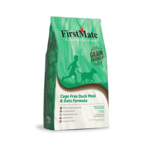FirstMate Cage Free Duck & Oats Formula 25LBS