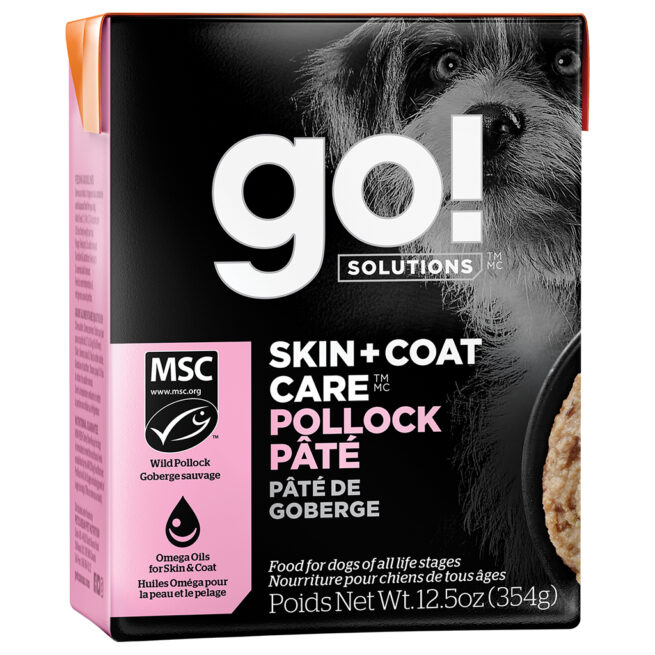 Go! Skin & Coat Pollock Pate Tetra 354g