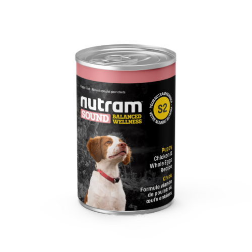 Nutram Sound Dog S2 Balanced Wellness Puppy 369g Can