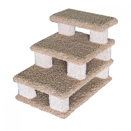 Cat Scratcher TomCat 3 Level Pet Steps (Assorted Colours)